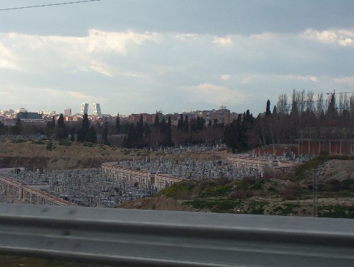 madrid vistas cementerio